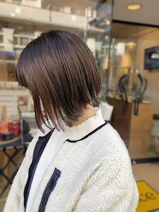ショート カラー ノグチ ユウキ/ボブのヘアスタイル
