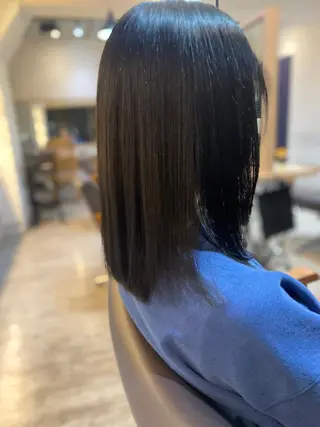 セミロング カラー ヨシダ フミノリのヘアスタイル