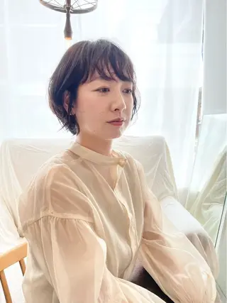 ショート パーマ Birth Day 姫野直美のヘアスタイル