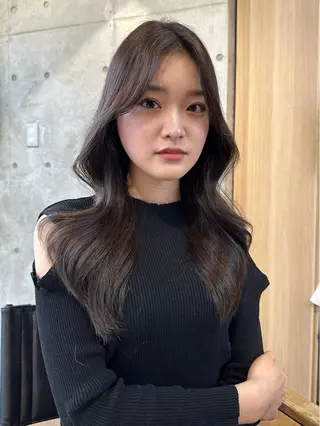 ロング カラー DAIKIベージュ 🍂レイヤーカットのヘアスタイル