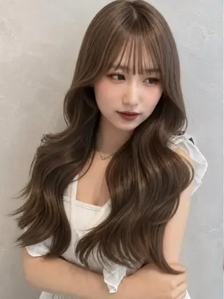 ロング カラー 🎀りな🎀透明感 カラー特化大宮のヘアスタイル