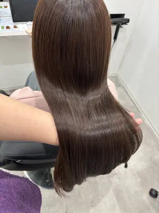 ロング カラー 髪質改善/透明感 カラー/内藤有須加のヘアスタイル