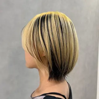 ショート カラー 透明感カラー/パーマ 🌀アオノのヘアスタイル