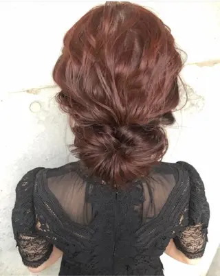 ロング カラー パーマ ヘアアレンジ メンズ キッズ kotona 🤍miuraのヘアスタイル