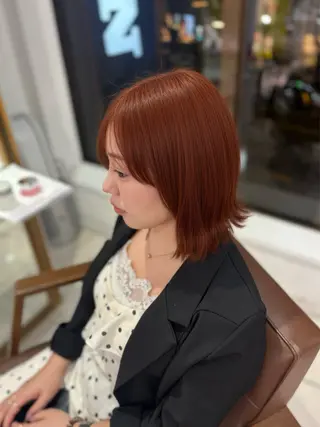 ショート カラー 髪質改善”透け感" カラー/Hono🪞のヘアスタイル