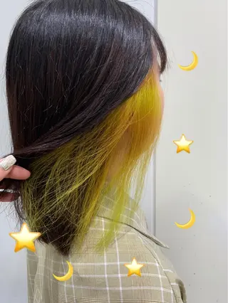 ミディアム カラー 新宿駅近♡個室 ♡関口三都季🌜のヘアスタイル