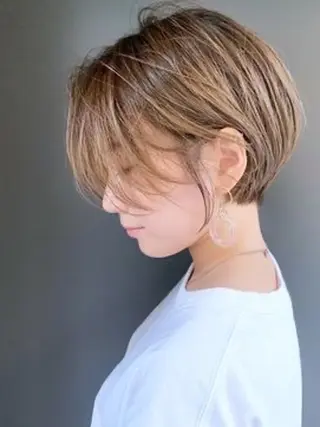 ショート 盛れるレイヤー🧡 飯田亘貴のヘアスタイル