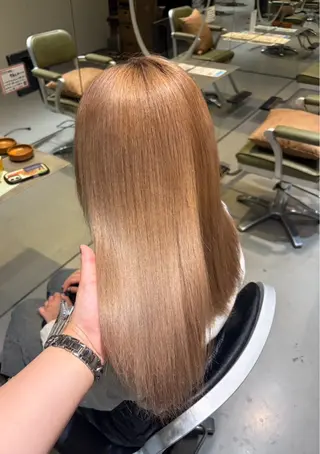 ロング こすげ あさみのヘアスタイル