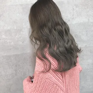 セミロング カラー 髪質改善 中川 翔のヘアスタイル