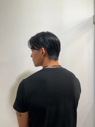 メンズ ワタナベ モカ🦢ダブルカラーのヘアスタイル