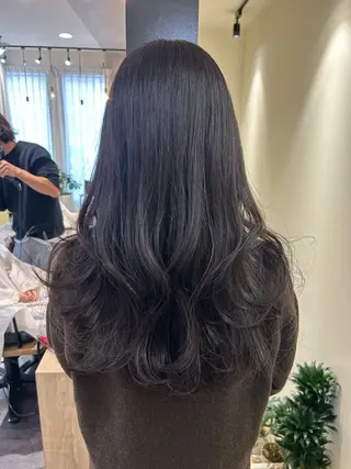ロング カラー hubhair レイヤー/透明感のヘアスタイル