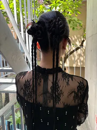 ロング ヘアアレンジ yuuna/ ハッシュカット🎀のヘアスタイル