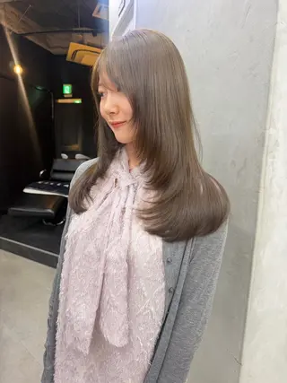 セミロング カラー ヘアアレンジ ゆめか🦋 /似合わせカラー💖のヘアスタイル