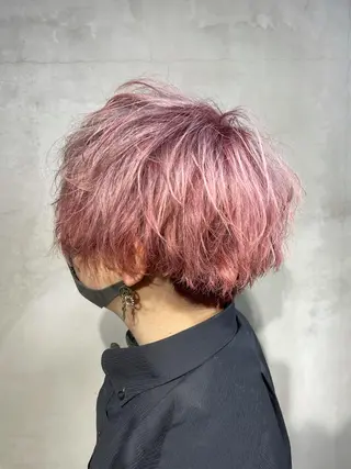 ショート メンズパーマ 工藤勇也のヘアスタイル