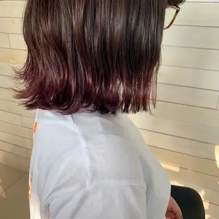 カラー 黒田瀬奈/ボブ まろやかベージュのヘアスタイル