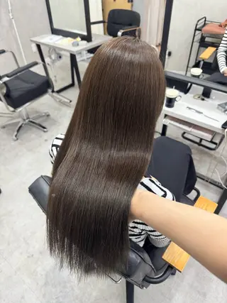 ロング カラー 赤み無し柔らかカラー 【梅田】madokaのヘアスタイル