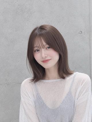 ミディアム カラー パーマ ヘアアレンジ メンズ 赤み消し艶カラー/美 髪☘️Reika☘️のヘアスタイル