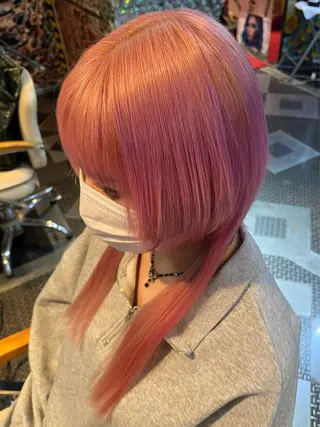ミディアム カラー KOYA コヤのヘアスタイル