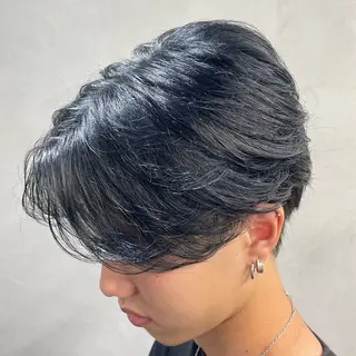 ミディアム カラー ヘアアレンジ メンズ fifth 石川 凪のヘアスタイル