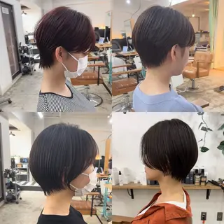 ショート カラー ショートヘア、ボブ こやさん　コヤマのヘアスタイル