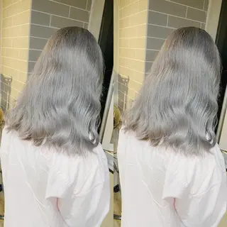 セミロング カラー yoriダブルカラー 代表すがわらのヘアスタイル