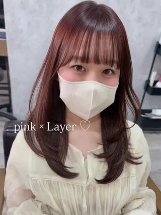ミディアム 高橋みく /レイヤーのヘアスタイル