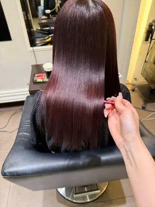 セミロング 【髪質改善💎韓国風 レイヤー🌷】山川のヘアスタイル
