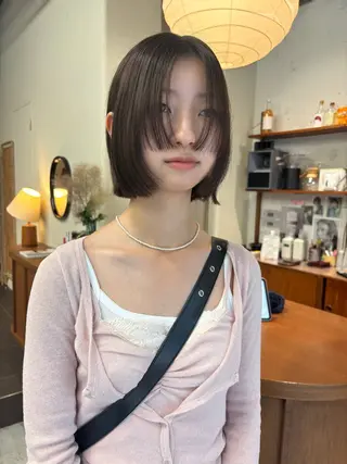 ショート カラー 永田 愛莉のヘアスタイル