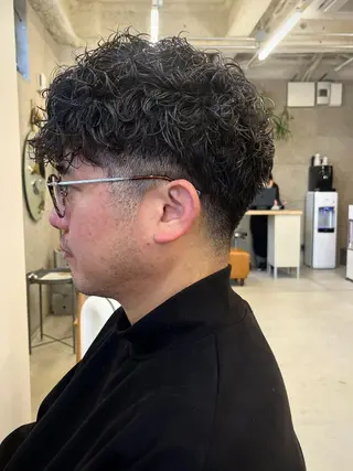 パーマ メンズ メンズパーマ/天神 大名/MIYAKEのヘアスタイル