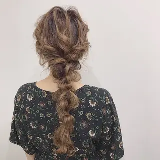 ロング risa/恵比寿/ ヘアセットのヘアスタイル