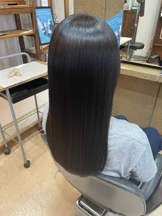 ロング 田中 俊貴のヘアスタイル