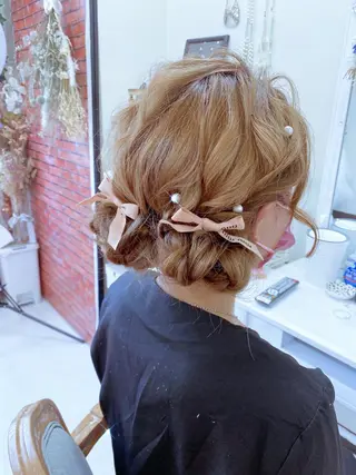 ヘアアレンジ ヘアセットサロン ココのヘアスタイル