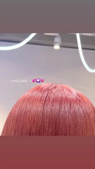 セミロング カラー 髪質改善&艶カラー/ ほんだあみ (♡)のヘアスタイル