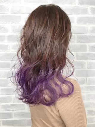 セミロング カラー 【透明感、艶髪】西村 有司のヘアスタイル