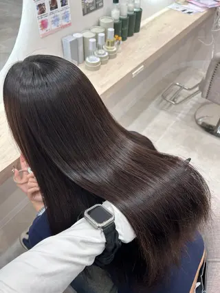 ロング パーマ 原田 はなのヘアスタイル
