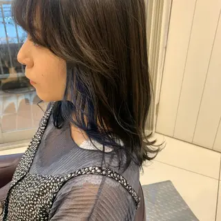 カラー 黒田瀬奈/ボブ まろやかベージュのヘアスタイル