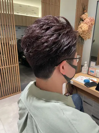 カラー メンズ 高木 櫻のヘアスタイル