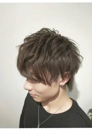 ショート カラー メンズ FUKUSHIMAのヘアスタイル