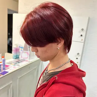 カラー メンズ りん🌷︎透明感カラ ー/ヘアアレンジのヘアスタイル