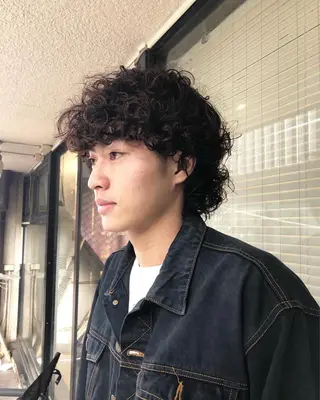 パーマ ヘアアレンジ メンズ メンズ特化✂️栗原 侑也のヘアスタイル