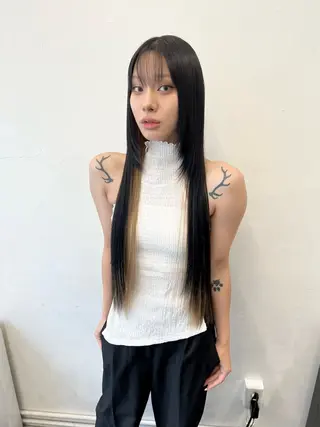 セミロング カラー HARU//原宿🤍 リピート率NO.1のヘアスタイル