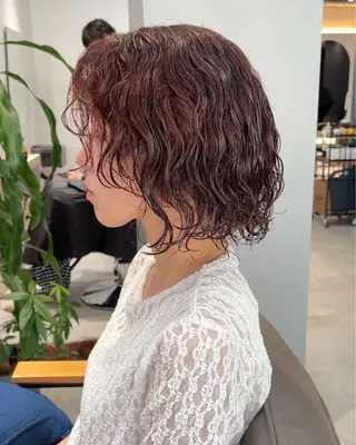 ミディアム SNSモニター募集！ くせ毛特化/大村のヘアスタイル