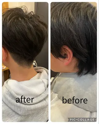 メンズ ひばりヶ丘美容室 カット石井里佳のヘアスタイル