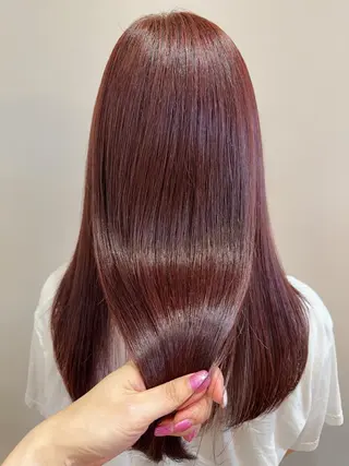 ロング カラー 小平 琳のヘアスタイル
