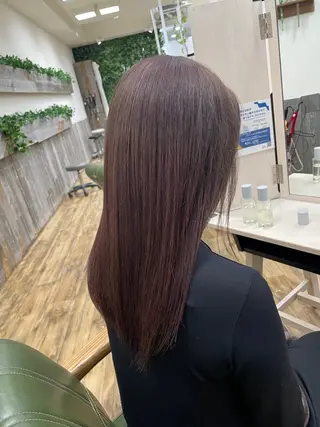 セミロング カラー ✨Kplus✨ 熊坂 みのり✨のヘアスタイル
