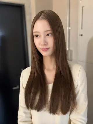 ロング カラー ヘアアレンジ 縮毛矯正・カラー特化 指名No.1shunのヘアスタイル
