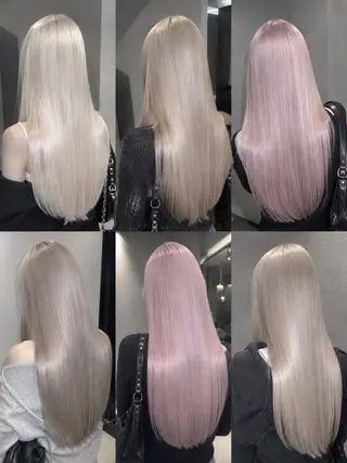 ハイトーン/縮毛矯正 /kaedeのヘアスタイル