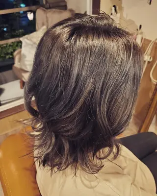カラー ミディアム spa hair ark 富井直美のヘアスタイル