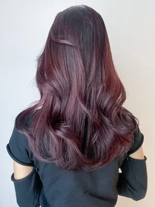 セミロング カラー ITbyALBUM 八王子店のヘアスタイル