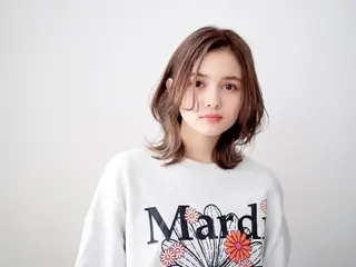 ミディアム パーマ 睡眠ヘッドスパ🛀 /恵比寿noce✂︎のヘアスタイル